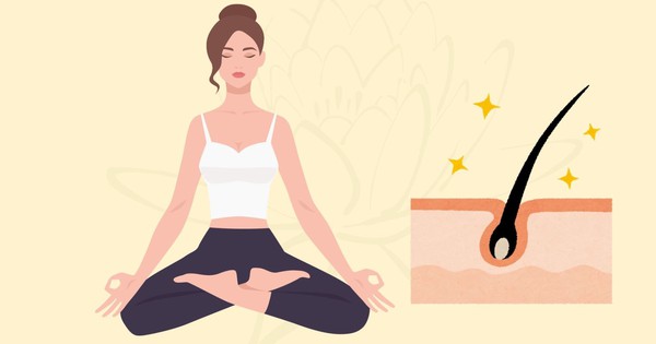 6 tư thế yoga đơn giản kích thích mọc tóc hiệu quả 2 6 tu the yoga don gian kich thich moc toc hieu qua 69637117e1946